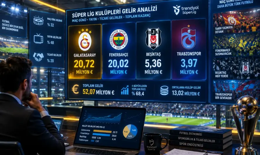 Türk Takımlarının Avrupa Mesaisi: Dev Gelirler Belli Oldu